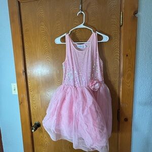 Place Pink Sequin Dance or Recital Costume